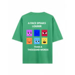 A Face Speaks Louder – Premium Oversized Tee by Tingling
