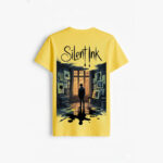 Silent Link – Premium Yellow T-Shirt by Tingling